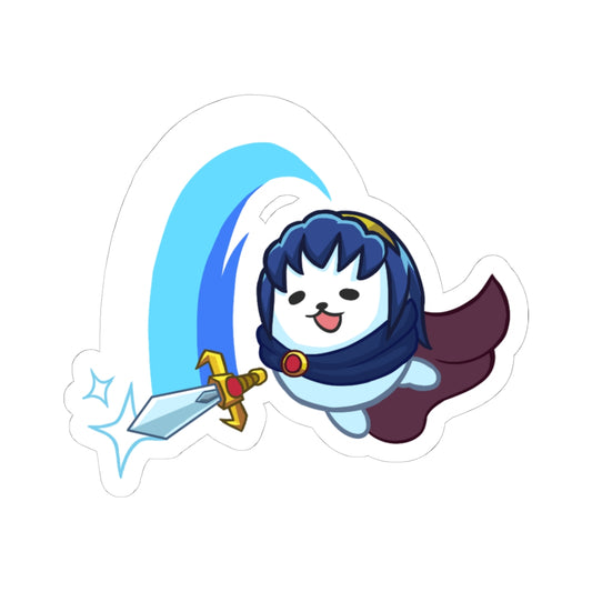 Eggdog Swordman Sticker