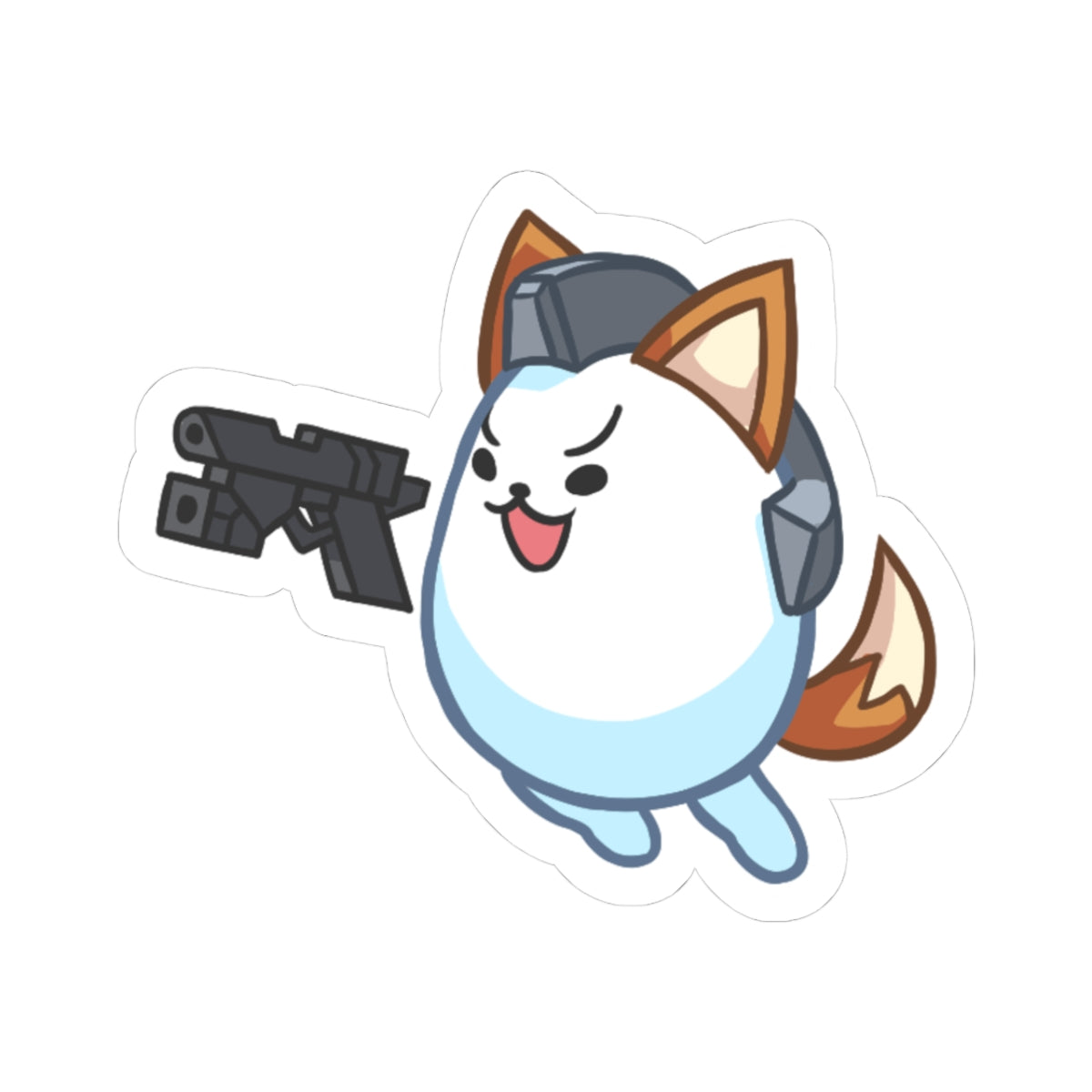 Eggdog Fox Sticker