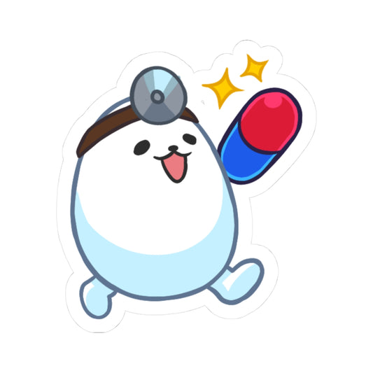 Eggdog Dr. Dog Sticker