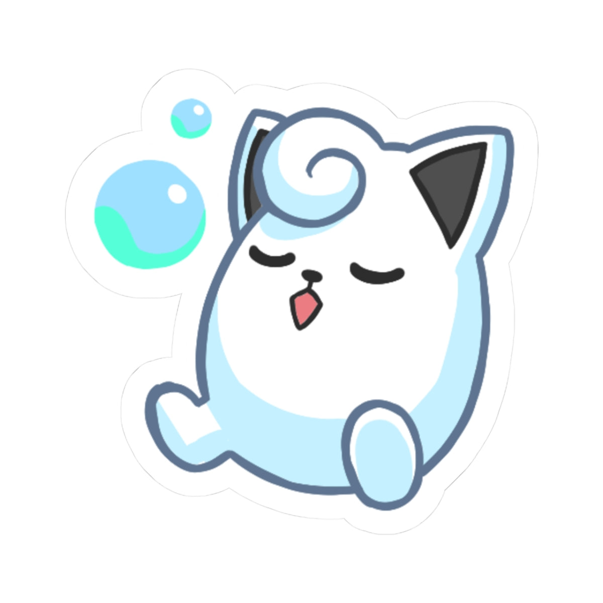 Eggdog Puff Ball Sticker