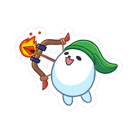 Eggdog Archer Sticker