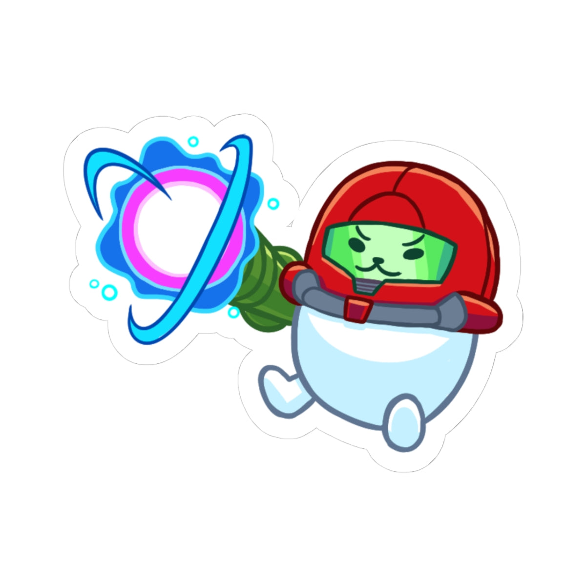 Eggdog Space Bounty Hunter Sticker