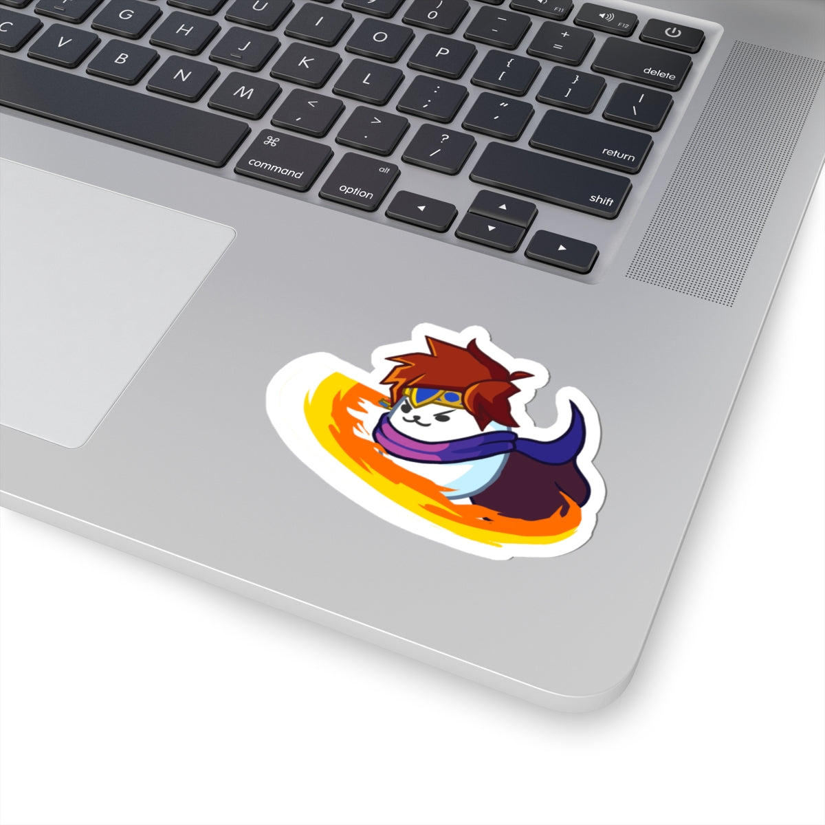 Eggdog Fire Sword Sticker