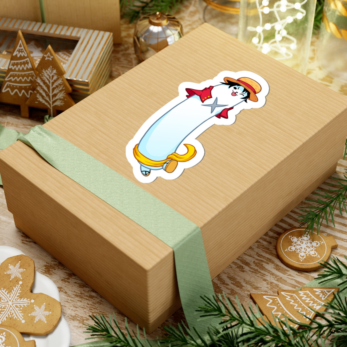Long Pirate King Eggdog Sticker