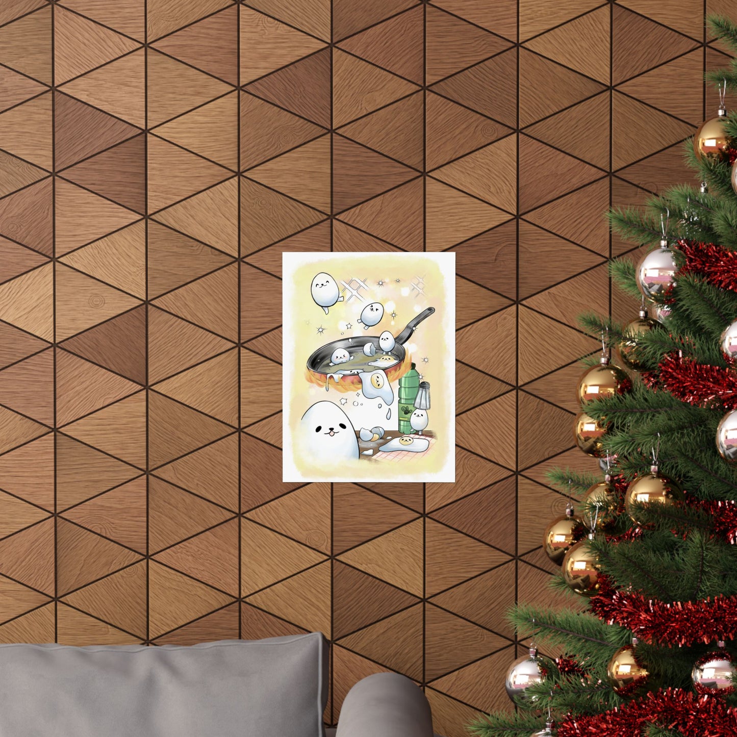 eggdog cooking print