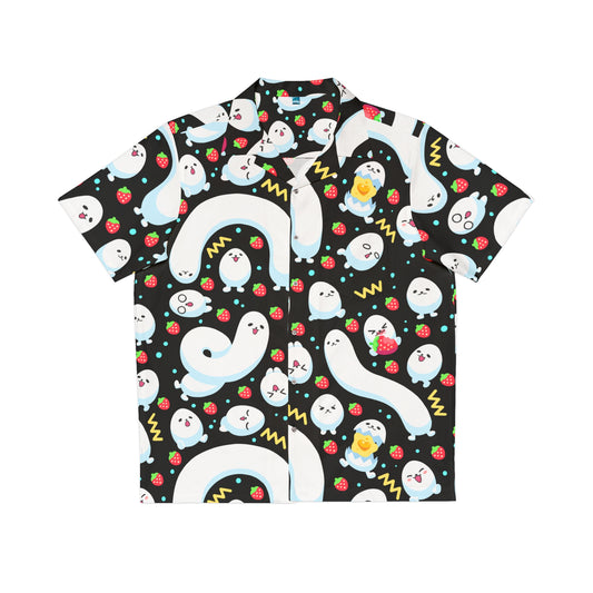 Eggdog Black Button Up Shirt