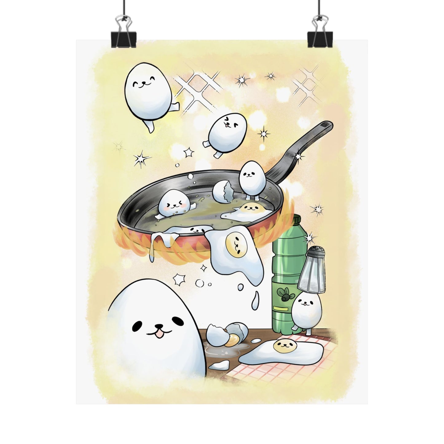 eggdog cooking print