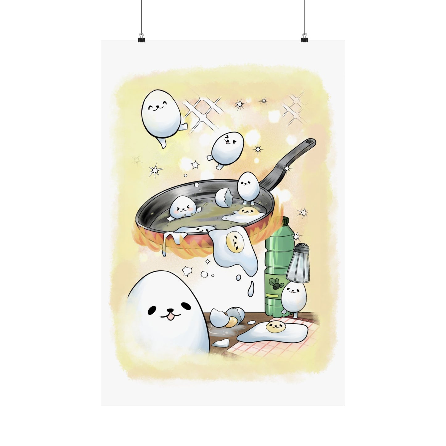 eggdog cooking print