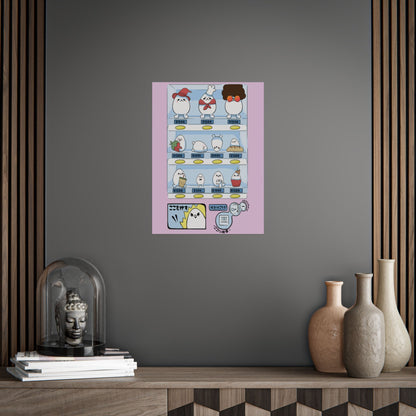 Eggdog Vending Machine Print