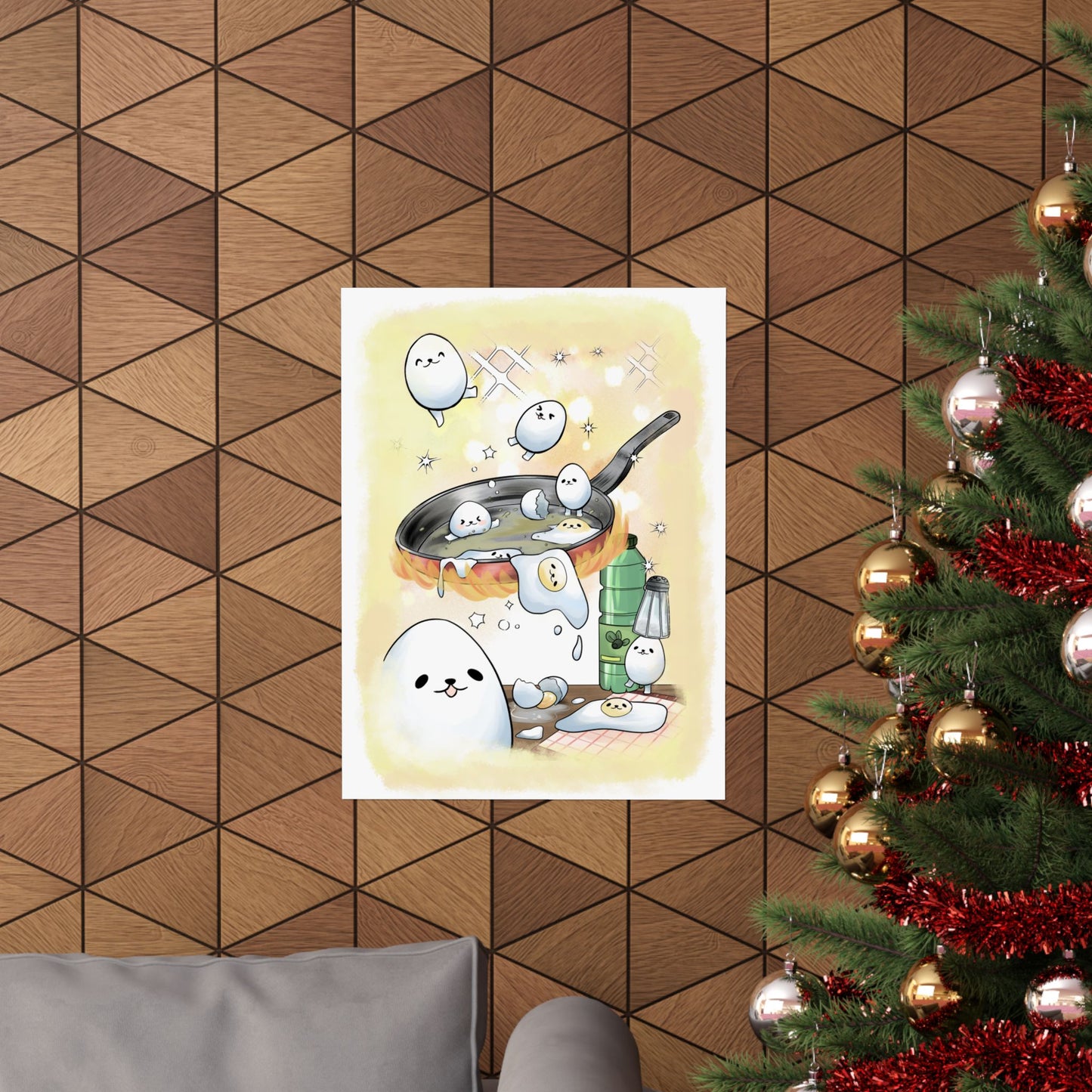 eggdog cooking print
