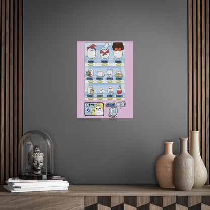 Eggdog Vending Machine Print