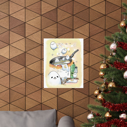 eggdog cooking print