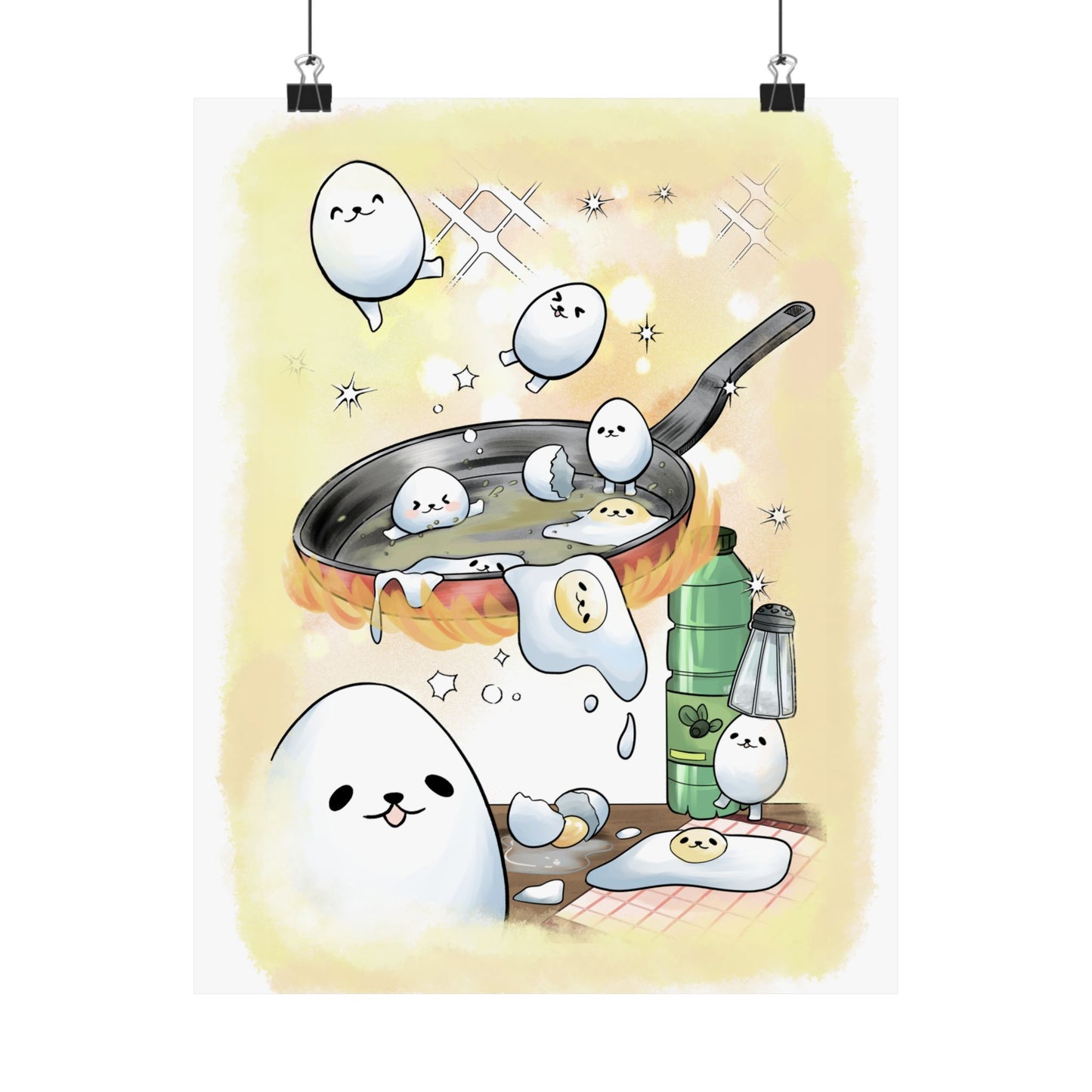 eggdog cooking print
