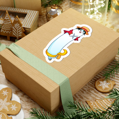 Long Pirate King Eggdog Sticker