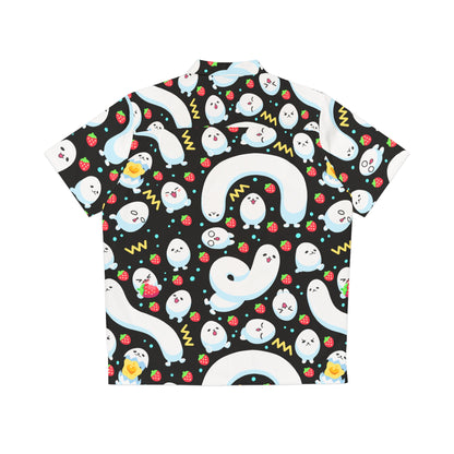 Eggdog Black Button Up Shirt