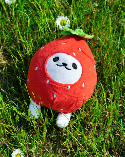 Strawberry Eggdog Plush