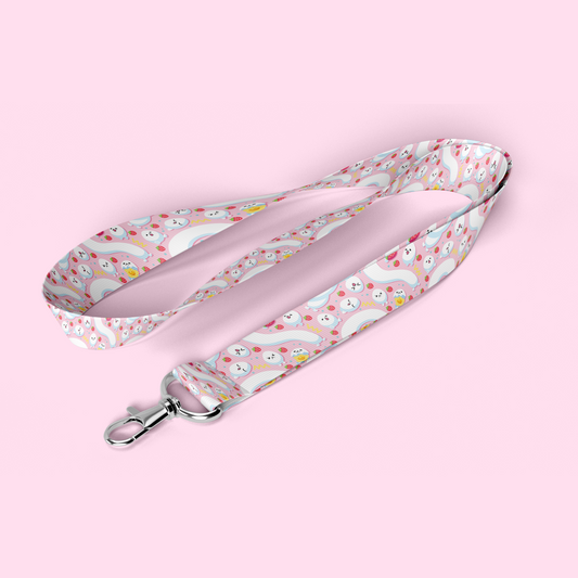 Eggdog Pink Lanyard