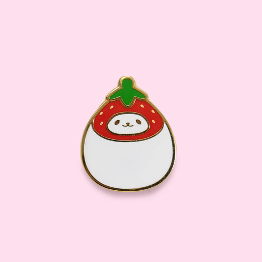 eggdog strawberry costume pin